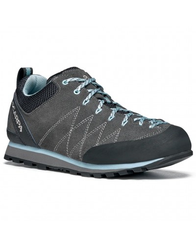 Scarpa Crux Men's Approach Shoes, Shark/Blue Radiance/Gray