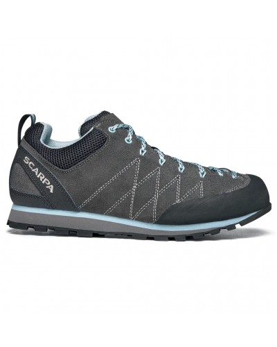 Scarpa Crux Men's Approach Shoes, Shark/Blue Radiance/Gray