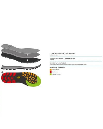 Scarpa Crux Men's Approach Shoes, Shark/Blue Radiance/Gray