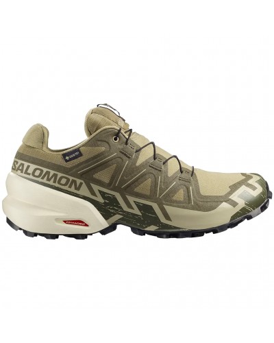 Salomon Speedcross 6 GTX Gore-Tex Scarpe Trail Running Uomo, Aloe/Aspargus Green/Grape Leaf