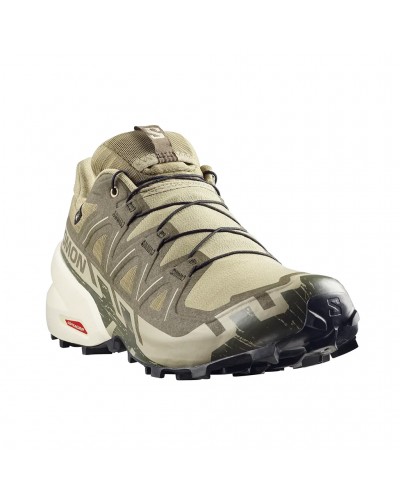 Salomon Speedcross 6 GTX Gore-Tex Scarpe Trail Running Uomo, Aloe/Aspargus Green/Grape Leaf