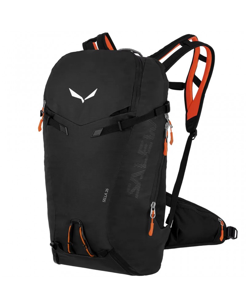 Salewa Sella 26 Zaino Scialpinismo, Black Out