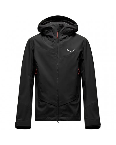 Salewa Ortles 3L ePE GTX Gore-Tex Giacca Uomo Termosaldata, Black Out