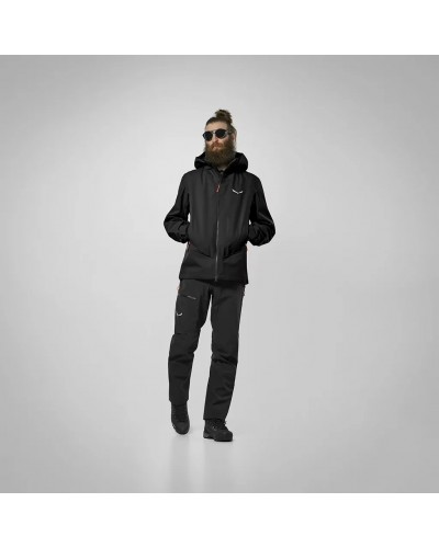Salewa Ortles 3L ePE GTX Gore-Tex Men's Layers Shell Jacket, Black Out