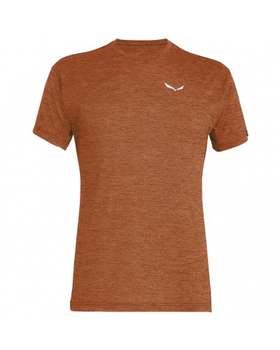 Salewa Puez Melange Dry'ton T-Shirt Uomo, Bombay Brown