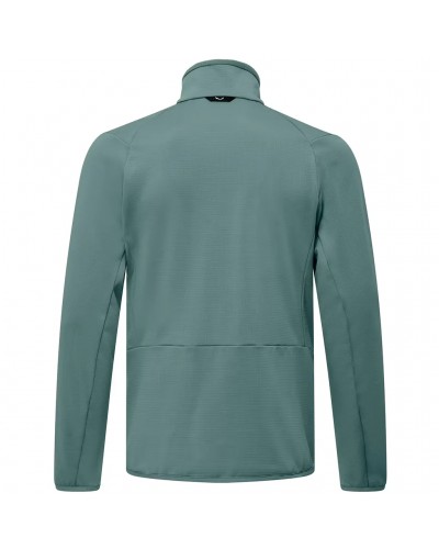 Salewa Puez Cammino Polarlite Giacca Pile Uomo Full Zip, Willow