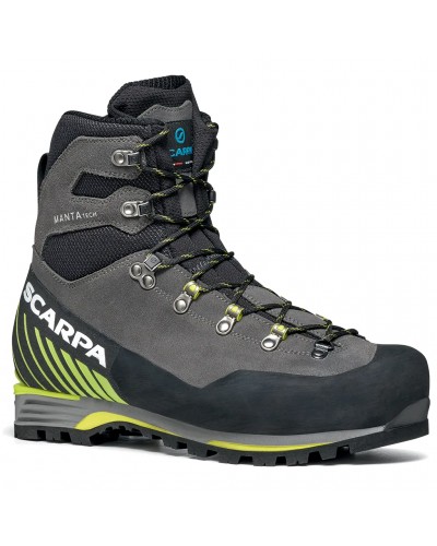 Scarpa Manta Tech GTX Gore-Tex Men's Moutaineering Boots, Shark/Lime