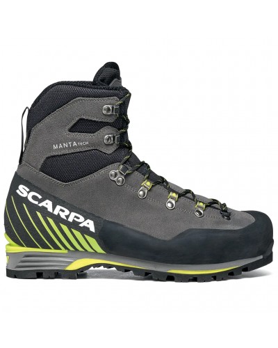 Scarpa Manta Tech GTX Gore-Tex Men's Moutaineering Boots, Shark/Lime