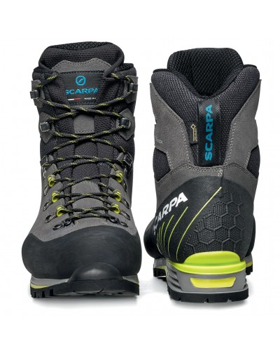 Scarpa Manta Tech GTX Gore-Tex Men's Moutaineering Boots, Shark/Lime