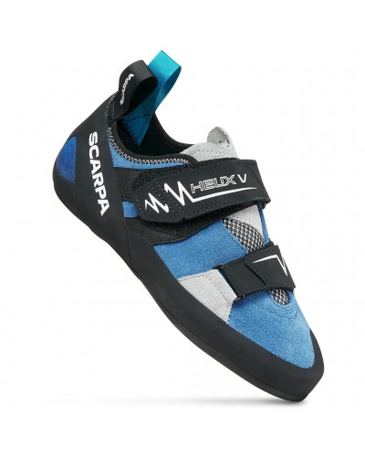 Scarpa Helix V Climbing Shoes, Hyper Blue/Silver