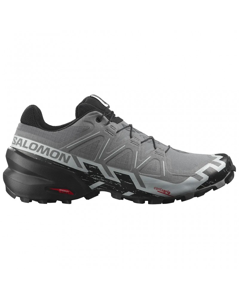 Salomon Speedcross 6 Wide Scarpe Trail Running Uomo, Quiet Shade/Black/Pearl Blue