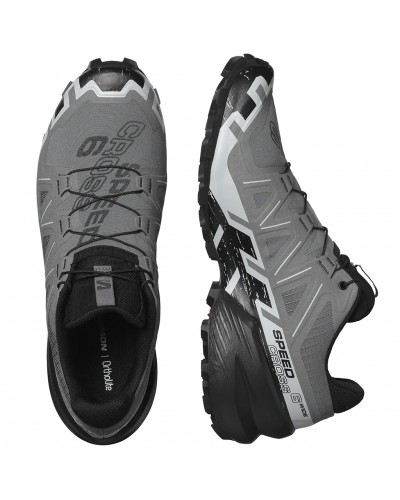Salomon Speedcross 6 Wide Scarpe Trail Running Uomo, Quiet Shade/Black/Pearl Blue