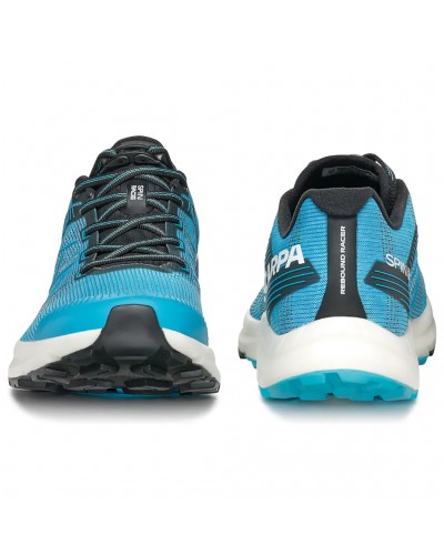 Scarpa Spin Race Men's Trail Running Shoes, Azure/White