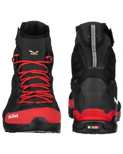 Salewa Ortles Light Mid Powertex Men's Mountaineering Waterproof Boots, Flame/Black