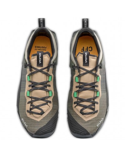 Salewa Wildfire NXT Men's Approach Shoes, Quicksand/Dark Olive
