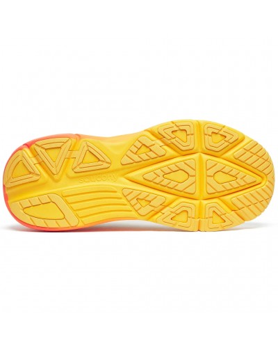Saucony Guide 19 Scarpe Running Uomo, Ivory/Fire