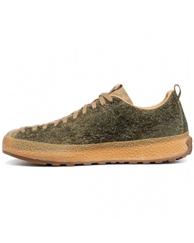 Scarpa Mojito Wrap F Scarpe Unisex, Verde Mimetico (Pelle Rigenerata Effetto Feltro)