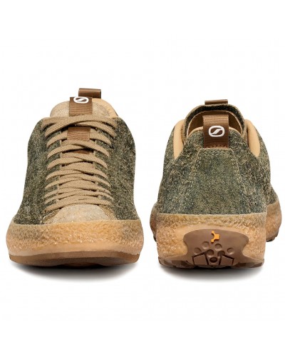 Scarpa Mojito Wrap F Scarpe Unisex, Verde Mimetico (Pelle Rigenerata Effetto Feltro)