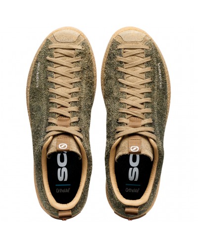 Scarpa Mojito Wrap F Scarpe Unisex, Verde Mimetico (Pelle Rigenerata Effetto Feltro)