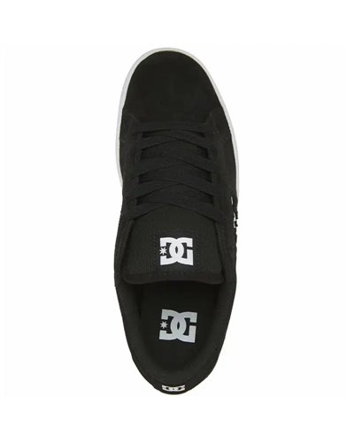 DC Shoes Striker Men's Leather Shoes, Black/White