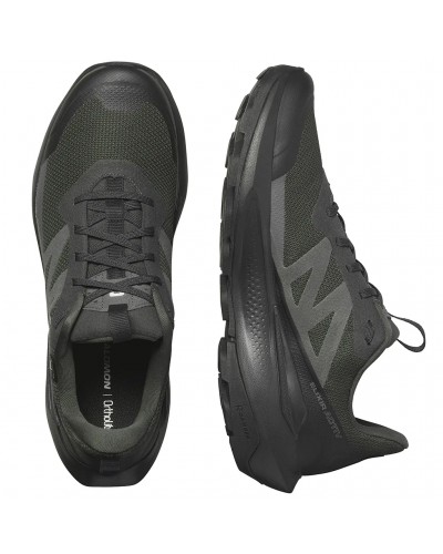 Salomon Elixir Active GTX Gore-Tex Scarpe Trekking Uomo, Phantom/Black/Magnet