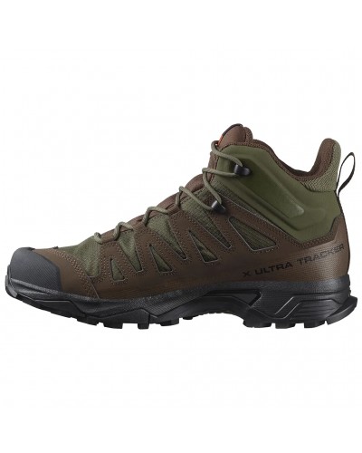Salomon X Ultra Tracker GTX Gore-Tex Unisex Trekking Boots, Ranger Green/Earth Brown/Black