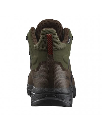 Salomon X Ultra Tracker GTX Gore-Tex Unisex Trekking Boots, Ranger Green/Earth Brown/Black