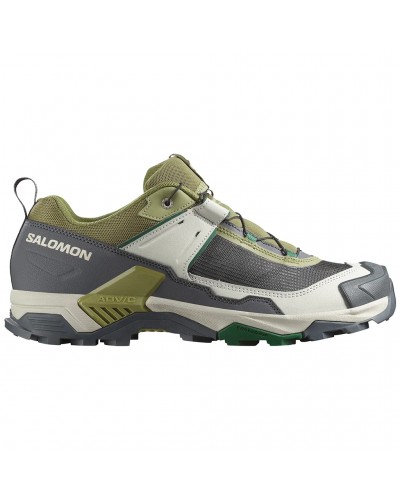 Salomon X Ultra 5 Men's Trekking Shoes, Aloe/Asphalt/Eden