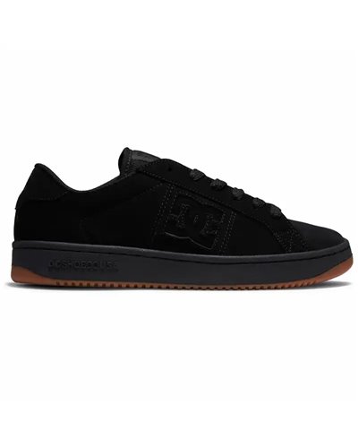 DC Shoes Striker Men's Leather Shoes, Black/Black/Gum