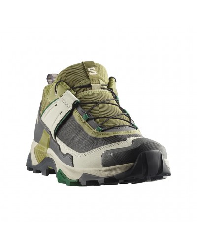Salomon X Ultra 5 Men's Trekking Shoes, Aloe/Asphalt/Eden