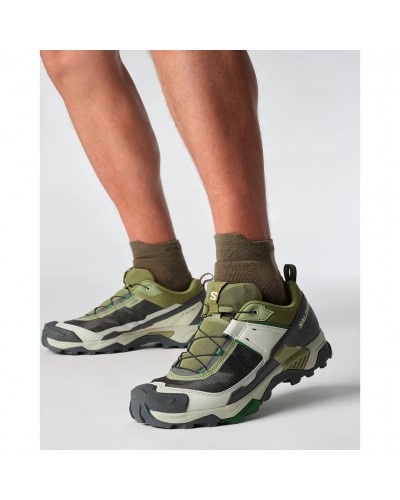 Salomon X Ultra 5 Scarpe Trekking Uomo, Aloe/Asphalt/Eden