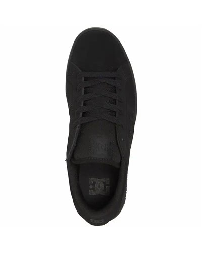 DC Shoes Striker Men's Leather Shoes, Black/Black/Gum