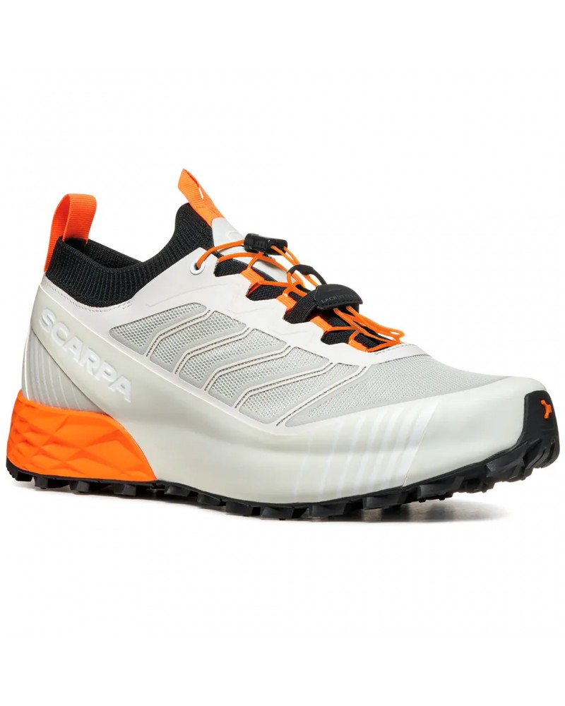 Scarpa Ribelle Run 2 Scarpe Trail Running Uomo, Bianco/Arancio Fluo