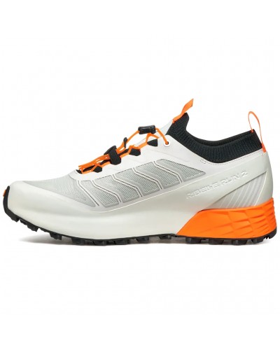 Scarpa Ribelle Run 2 Scarpe Trail Running Uomo, Bianco/Arancio Fluo