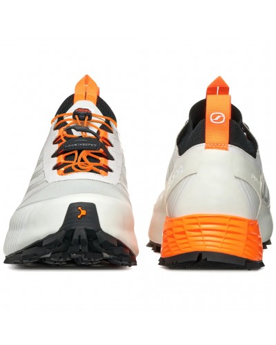 Scarpa Ribelle Run 2 Men's Trail Running Shoes, White/Orange Fluo