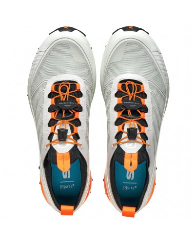 Scarpa Ribelle Run 2 Men's Trail Running Shoes, White/Orange Fluo