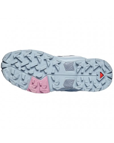 Salomon X Ultra 5 Women's Trekking Shoes, Grisaille/Tradewinds/Dusky Orchid