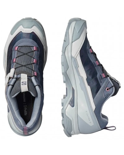 Salomon X Ultra 5 Women's Trekking Shoes, Grisaille/Tradewinds/Dusky Orchid