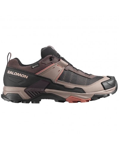 Salomon X Ultra 5 GTX Gore-Tex Scarpe Trekking Uomo, Black Coffee/Walnut/Arabia