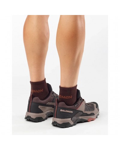 Salomon X Ultra 5 GTX Gore-Tex Scarpe Trekking Uomo, Black Coffee/Walnut/Arabia