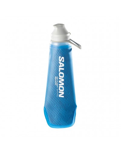 Salomon Soft Flask 400ml/13oz Insulated 42 Borraccia Pieghevole Termica, Blu Trasparente