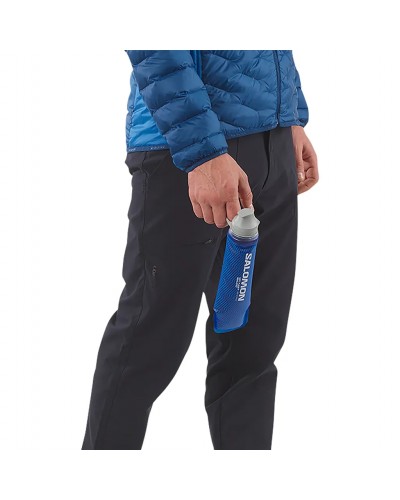 Salomon Soft Flask 400ml/13oz Insulated 42 Borraccia Pieghevole Termica, Blu Trasparente