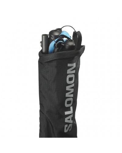 Salomon Custom Quiver Porta Bastoncini per Zaini Gilet Running, Black
