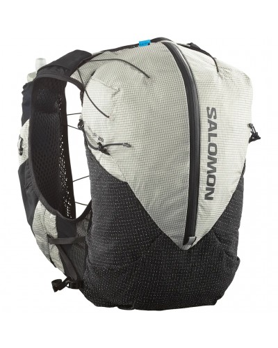 Salomon S/LAB Adventure 20 Set Hydration Running Pack/Vest, Black/White (2 500 ml Soft Flask Included)