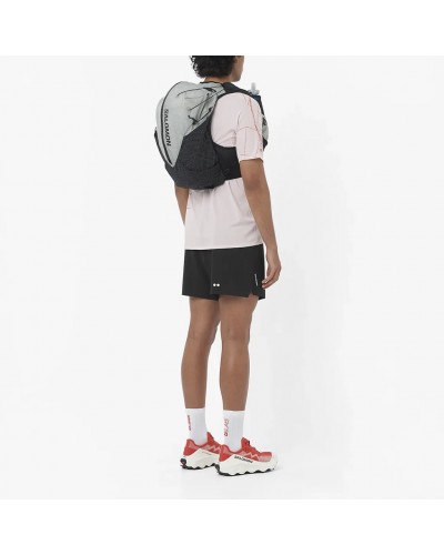 Salomon S/LAB Adventure 20 Set Hydration Running Pack/Vest, Black/White (2 500 ml Soft Flask Included)