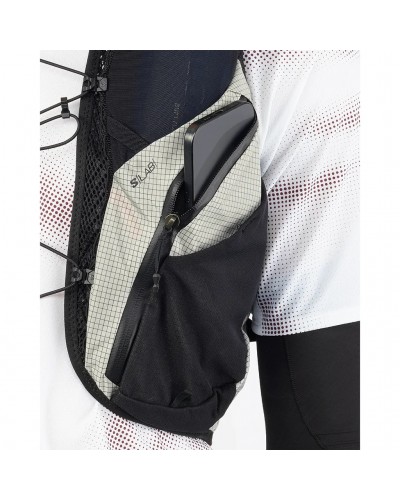 Salomon S/LAB Adventure 20 Set Hydration Running Pack/Vest, Black/White (2 500 ml Soft Flask Included)