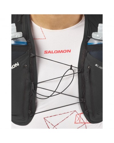 Salomon S/LAB Sense 6 Set Hydration Running Pack/Vest, Black (2 500 ml Soft Flask Included)
