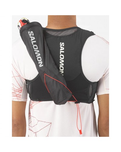 Salomon S/LAB Sense 6 Set Hydration Running Pack/Vest, Black (2 500 ml Soft Flask Included)