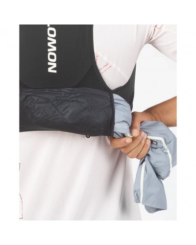 Salomon S/LAB Sense 6 Set Hydration Running Pack/Vest, Black (2 500 ml Soft Flask Included)