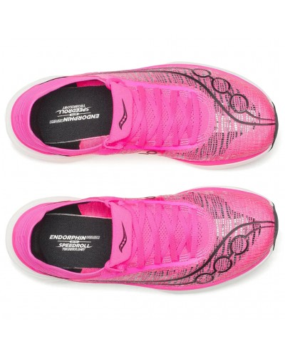Saucony Endorphin Elite 2 Scarpe Running Donna, Shock/Black